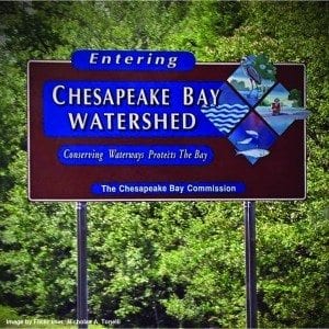 Chesapeake watershed sign