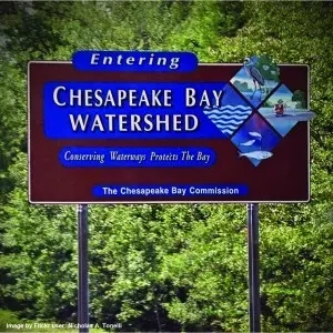 Chesapeake watershed sign